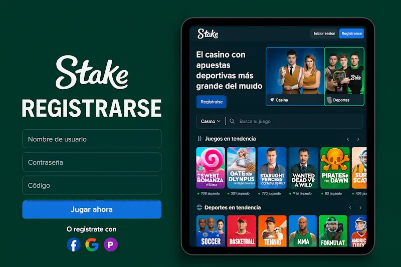 Stake registrarse — guía paso a paso